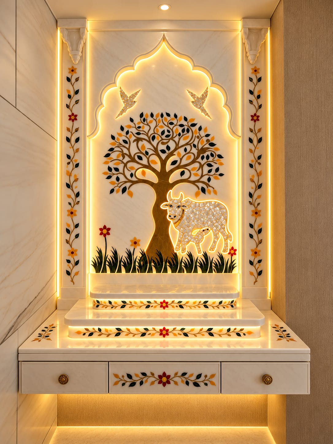 Stone Mandir Design #02