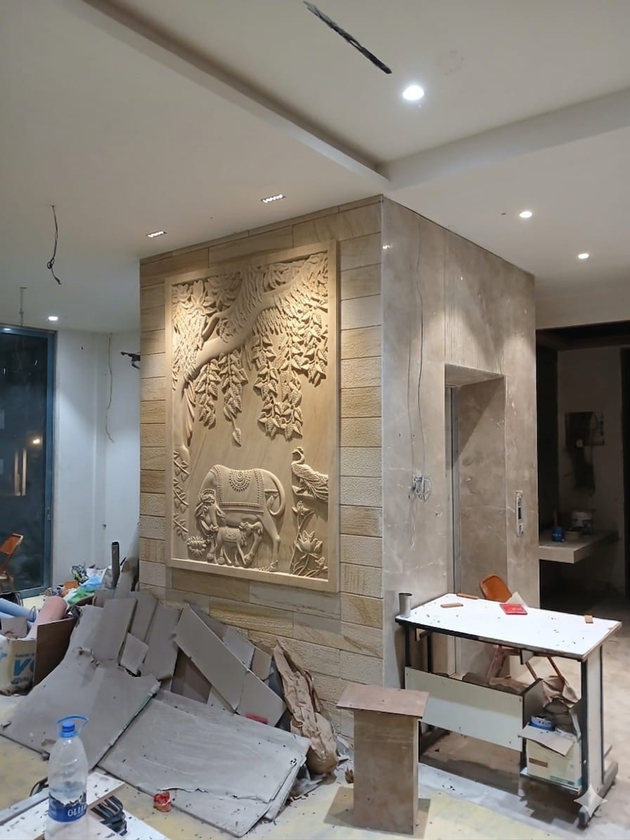 Stone Wall Mural Design #02